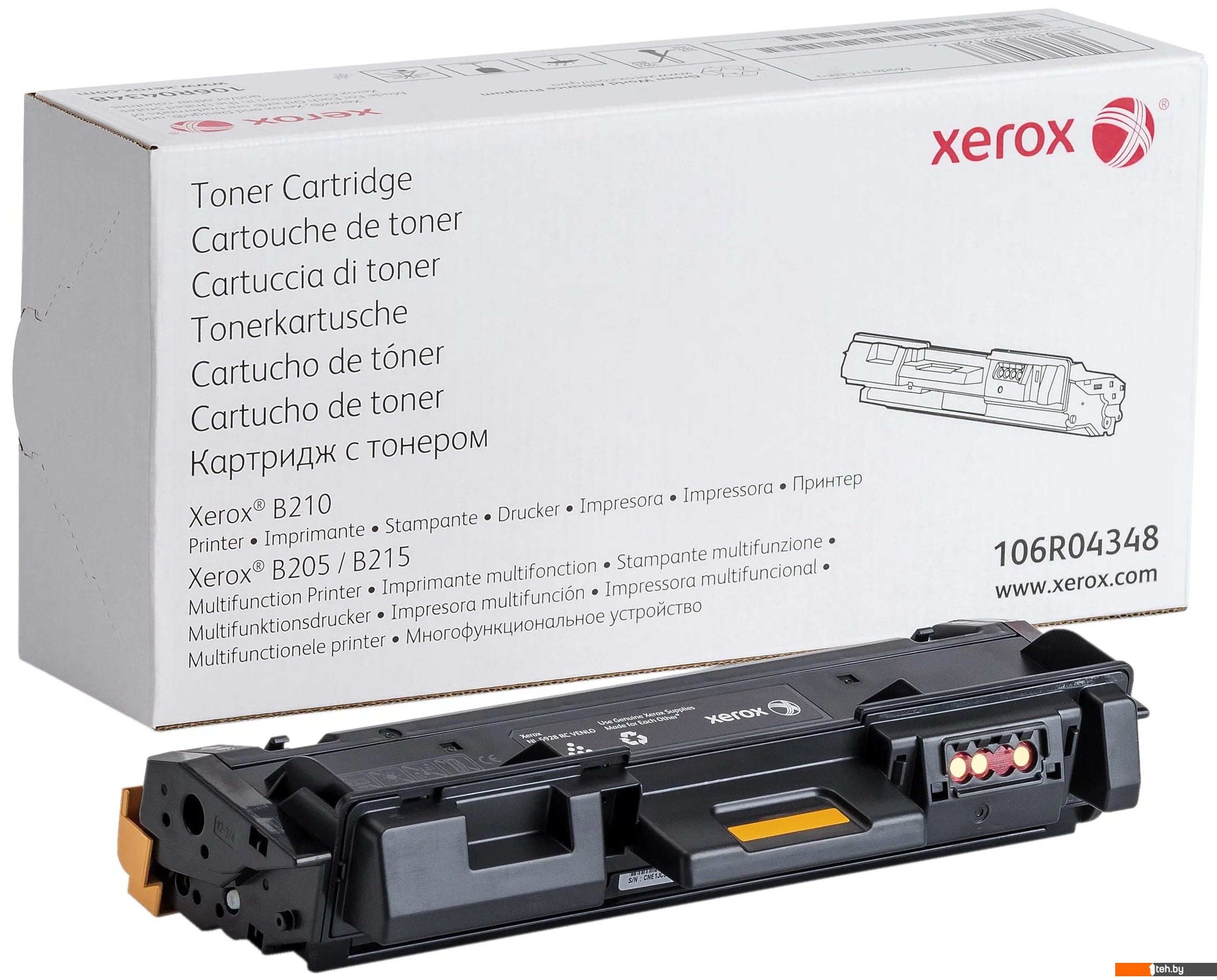 Картриджи для принтеров и МФУ Xerox 106R04348