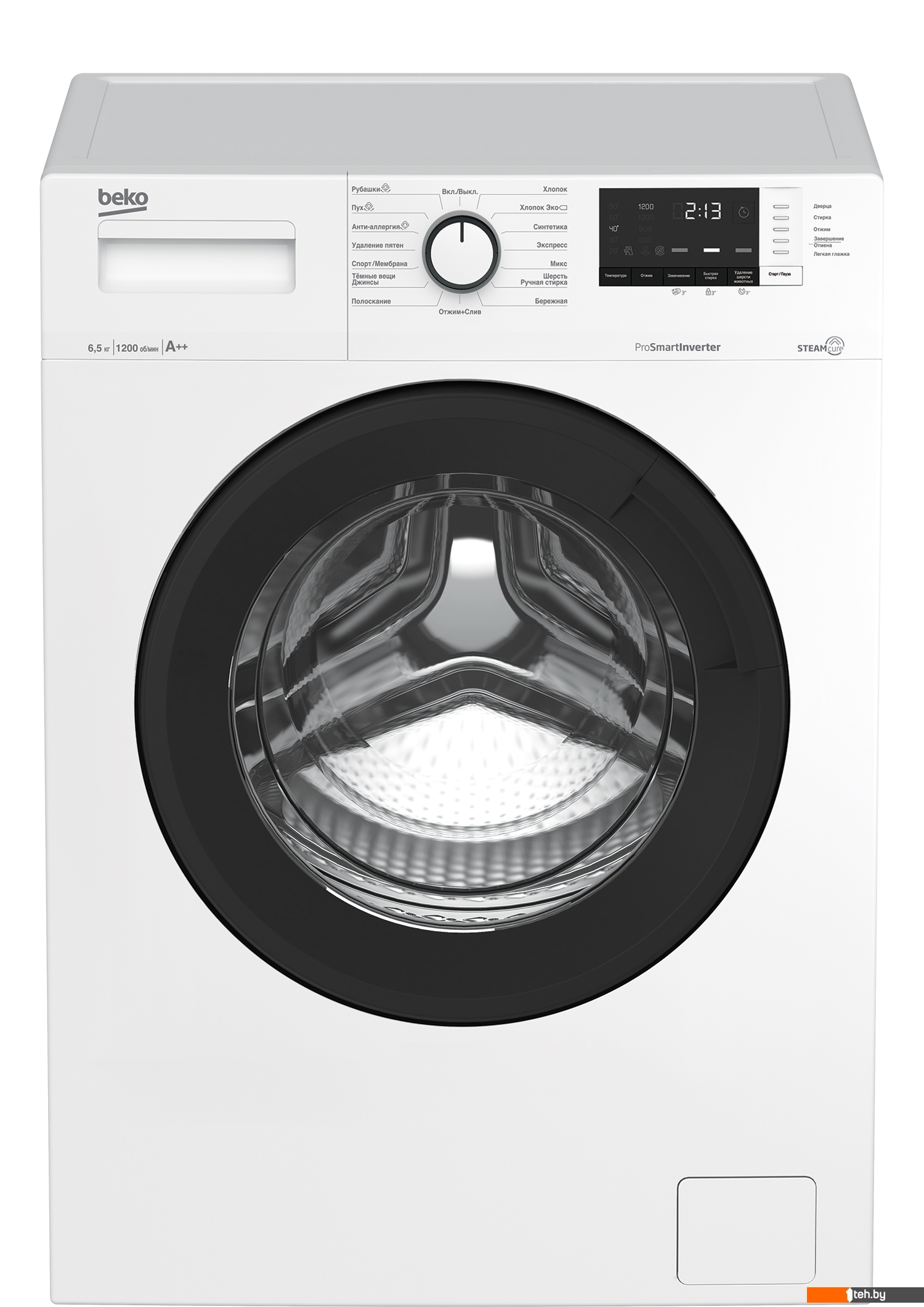 - Стиральная машина BEKO WSRE6H612ZAWI - WSRE6H612ZAWI