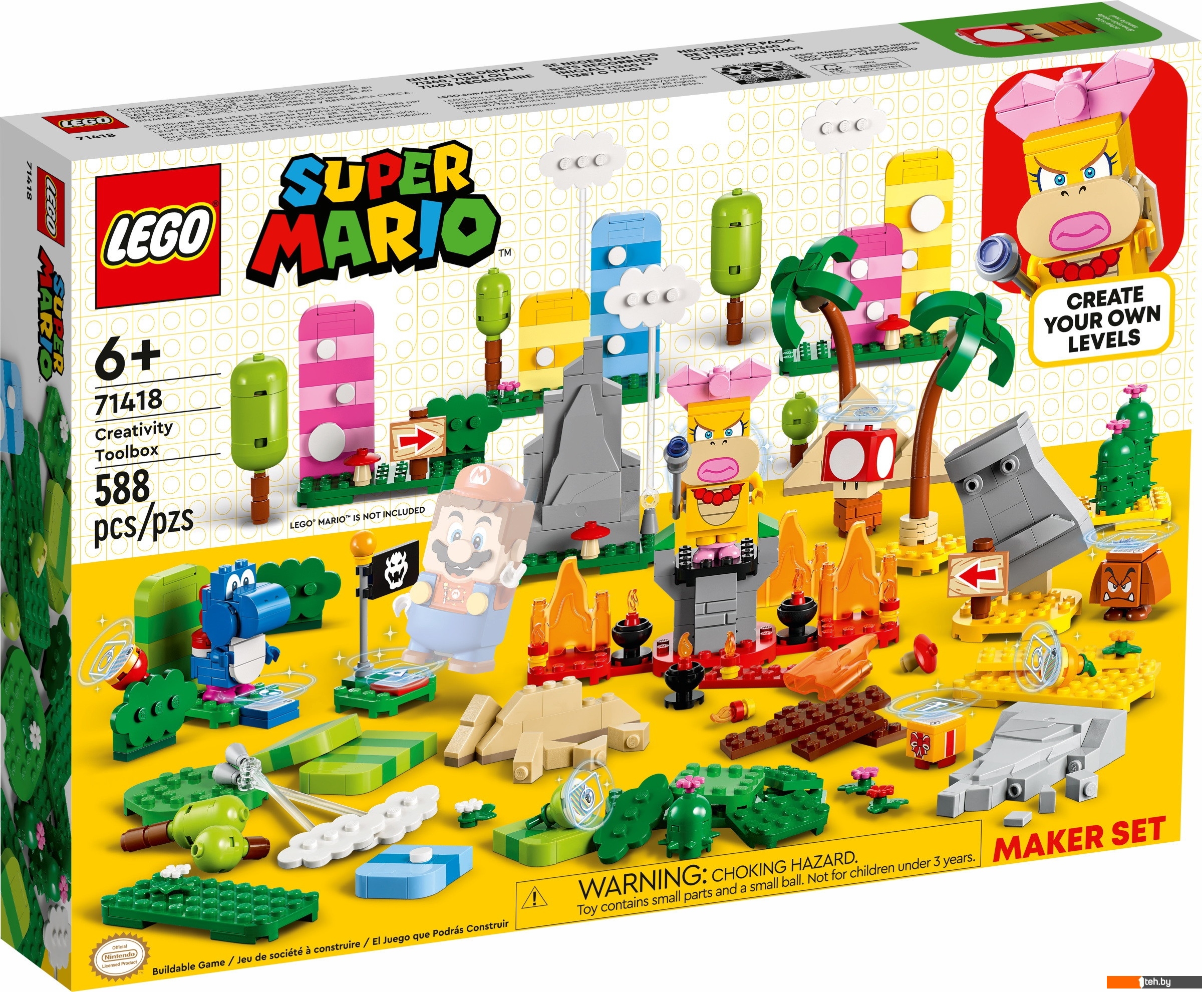  - Конструкторы LEGO Super Mario 71418 Набор инструментов для творчества - Super Mario 71418 Набор инструментов для творчества
