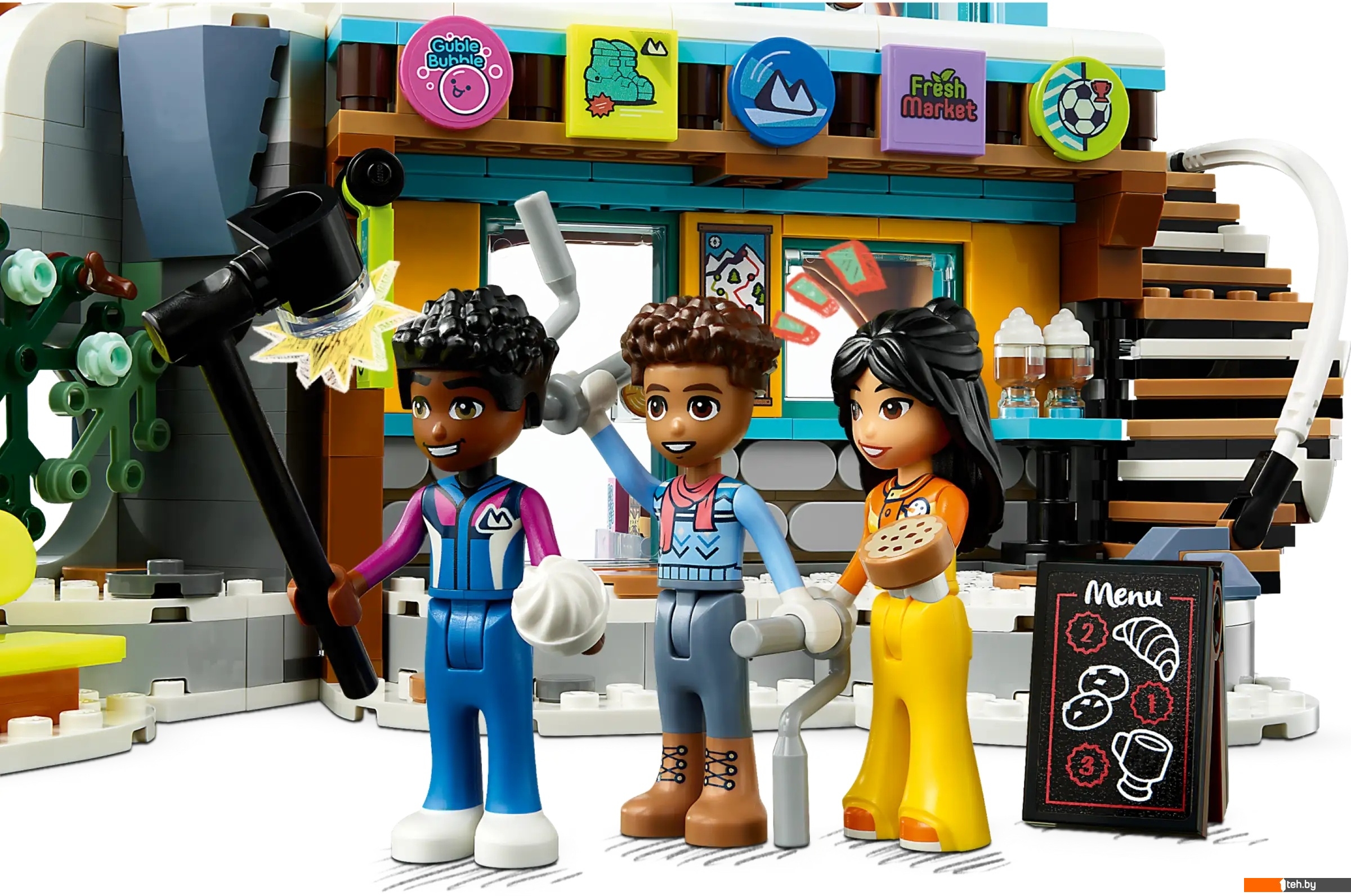 Конструкторы LEGO Friends 41756 Каникулы: Лыжная трасса и кафе