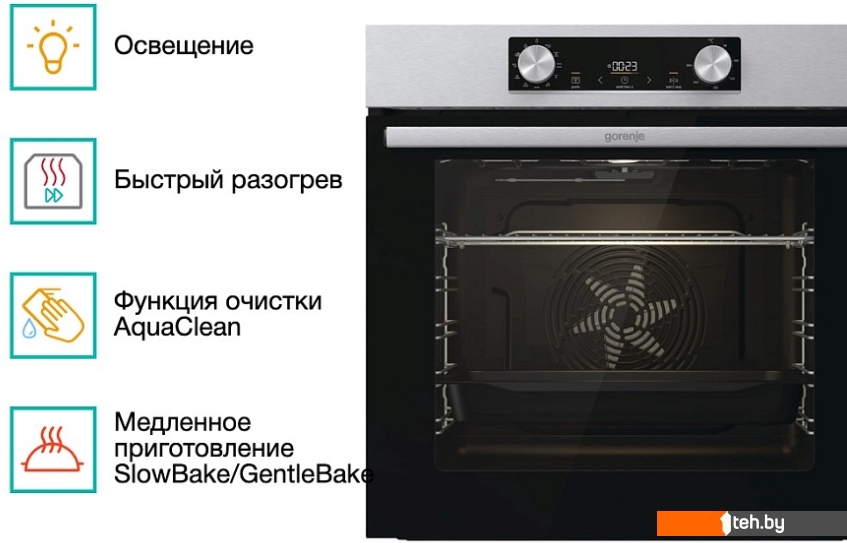 Духовые шкафы Gorenje BO6735E02XK