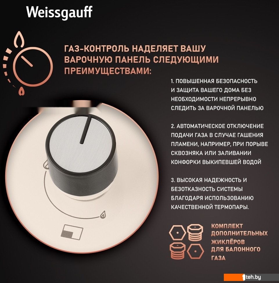Варочные панели Weissgauff HGG 451 BERV