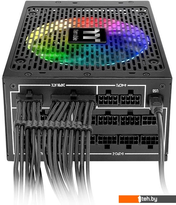 Блоки питания Thermaltake Toughpower iRGB PLUS 1250W Titanium PS-TPI-1250DPCTEU-T