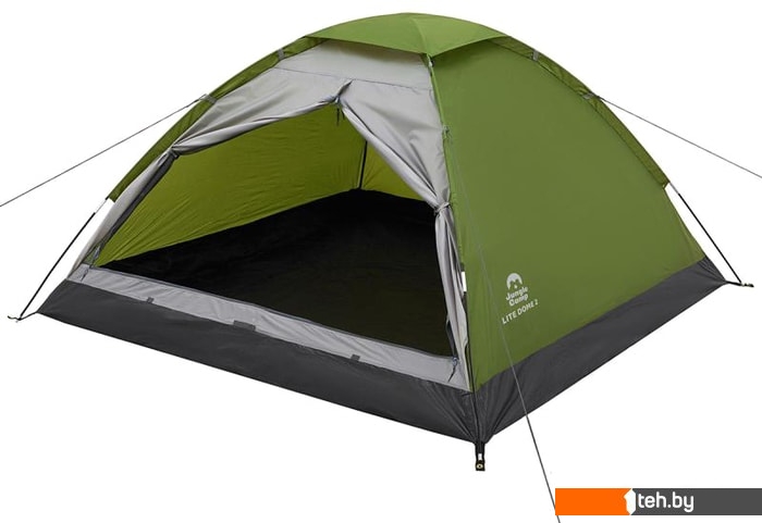 Палатки Jungle Camp Lite Dome 4 (зеленый/серый) Палатки Jungle Camp Lite Dome 4 (зеленый/серый)