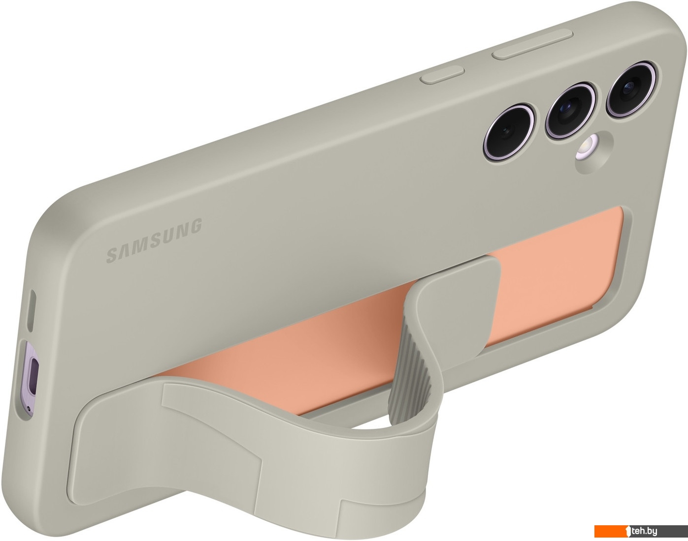  - Чехлы для телефонов Samsung Standing Grip Case Galaxy A55 (серый) - Standing Grip Case Galaxy A55 (серый)