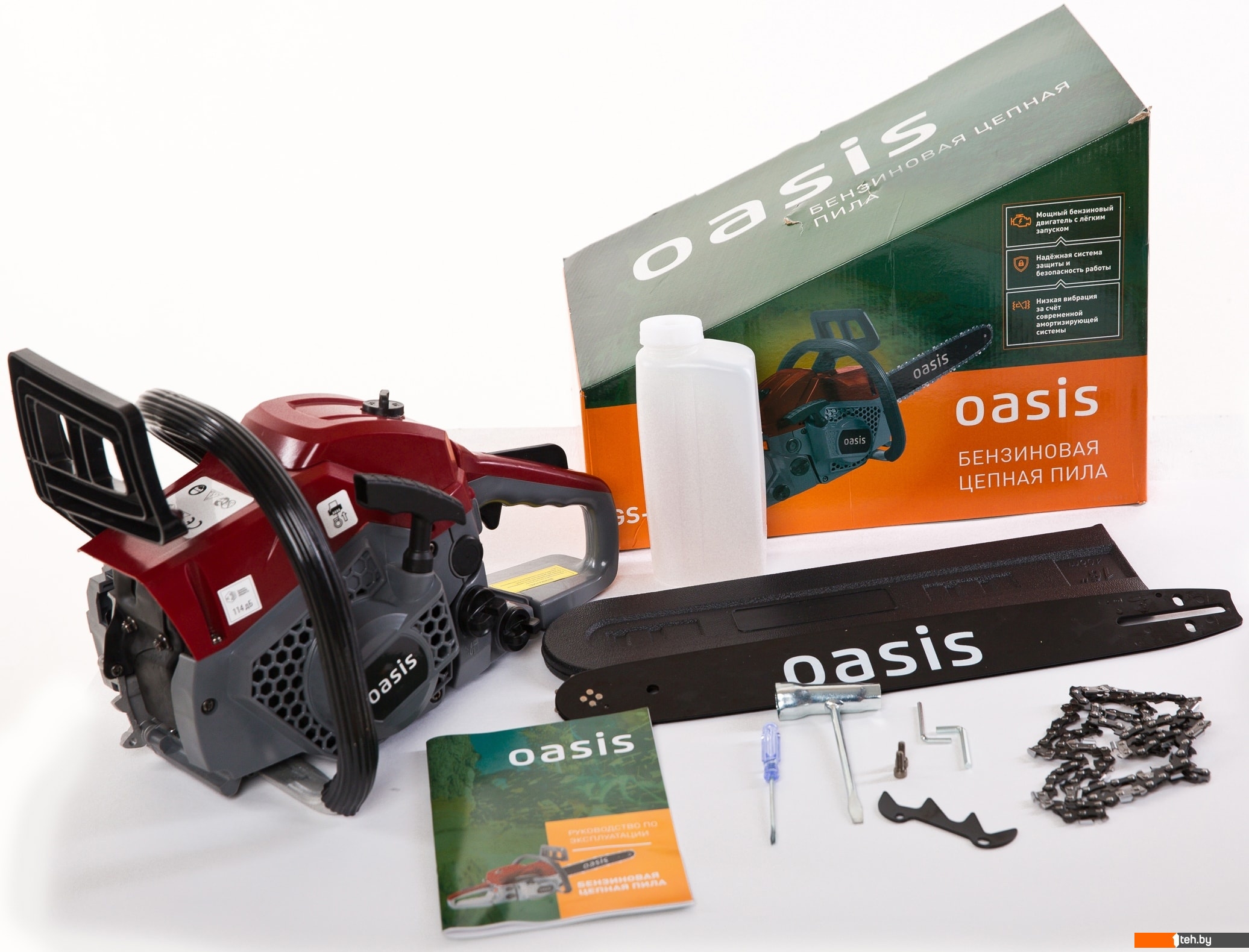 Цепные электро- и бензопилы Oasis GS-4516 New