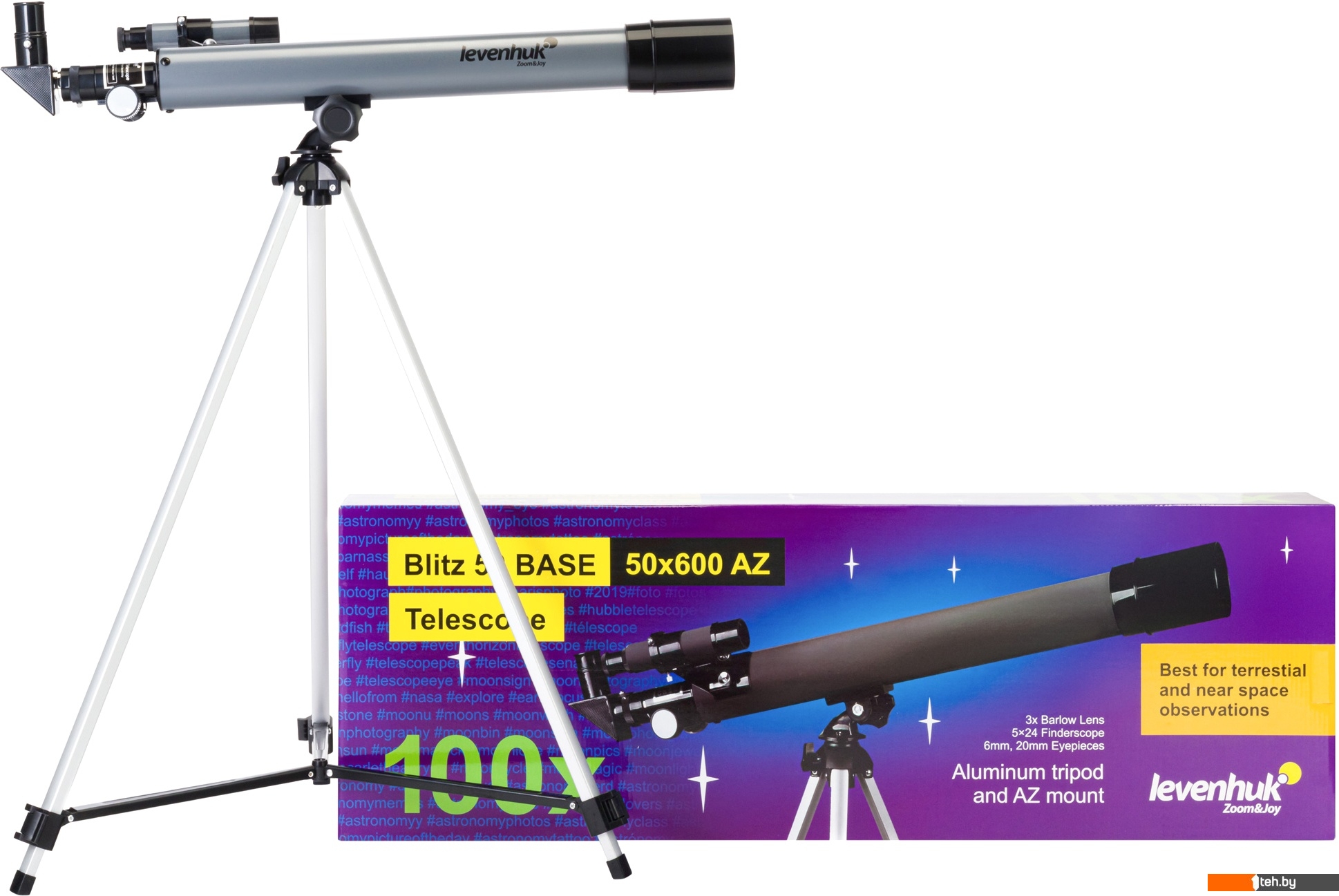 Телескопы Levenhuk Blitz 50 Base
