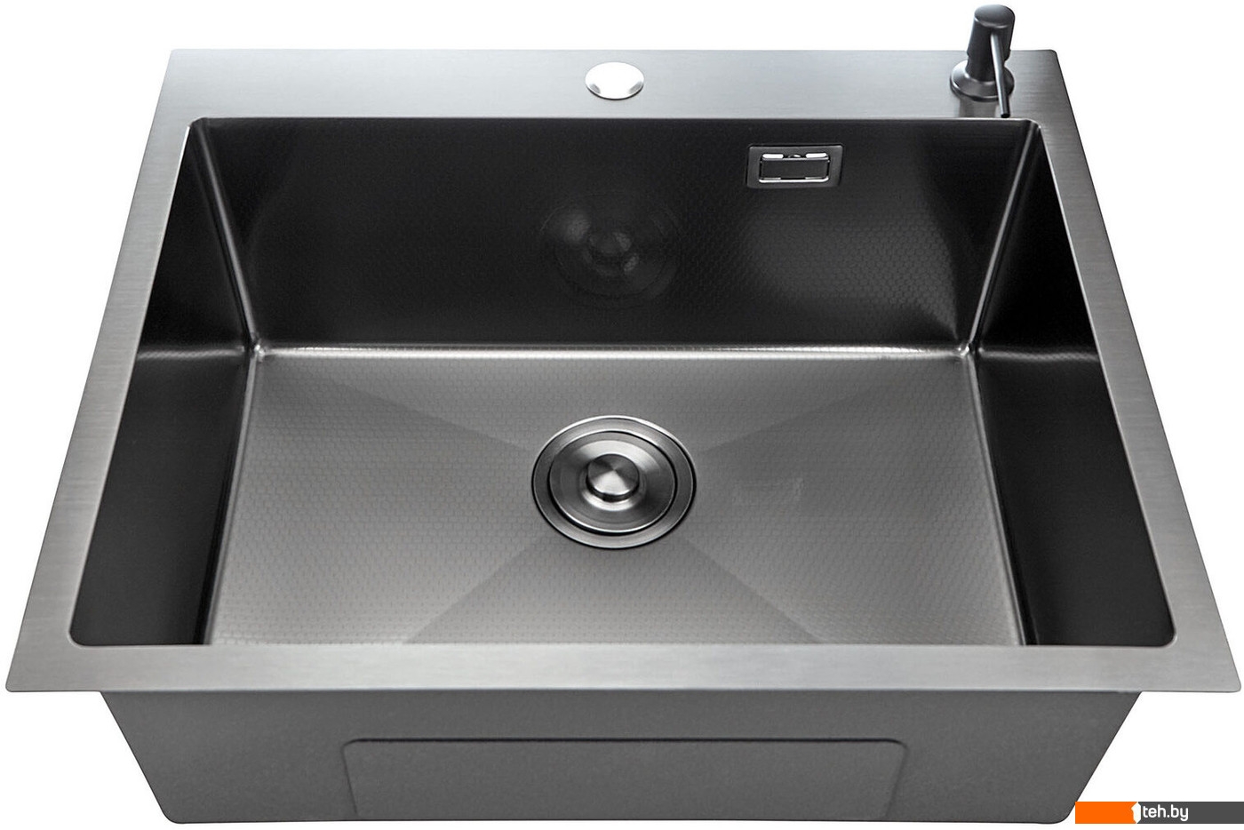Кухонные мойки Stellar Decor S7050NB-D (нано черный) Кухонные мойки Stellar Decor S7050NB-D (нано черный)