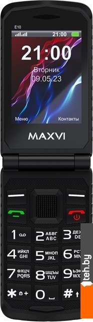 Мобильные телефоны Maxvi E10 (черный)