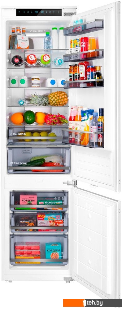 Холодильники MAUNFELD MBF19354NFWGR Lux