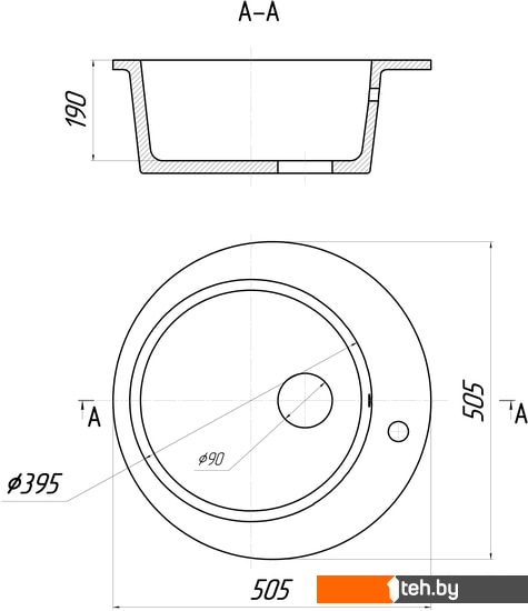 Кухонные мойки Gerhans A04 (песочный)