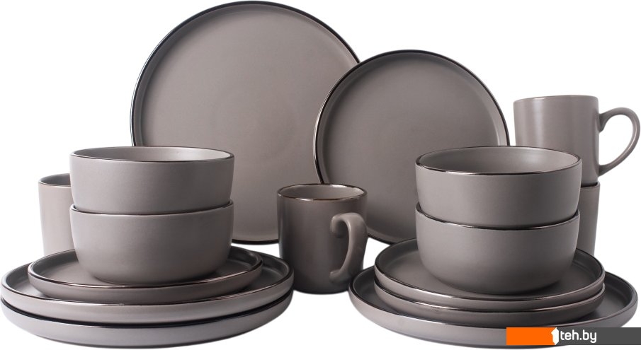  - Тарелки, салатники, блюда и наборы Jewel Монро ПС0002-53 (16пр) - Монро ПС0002-53 (16пр)