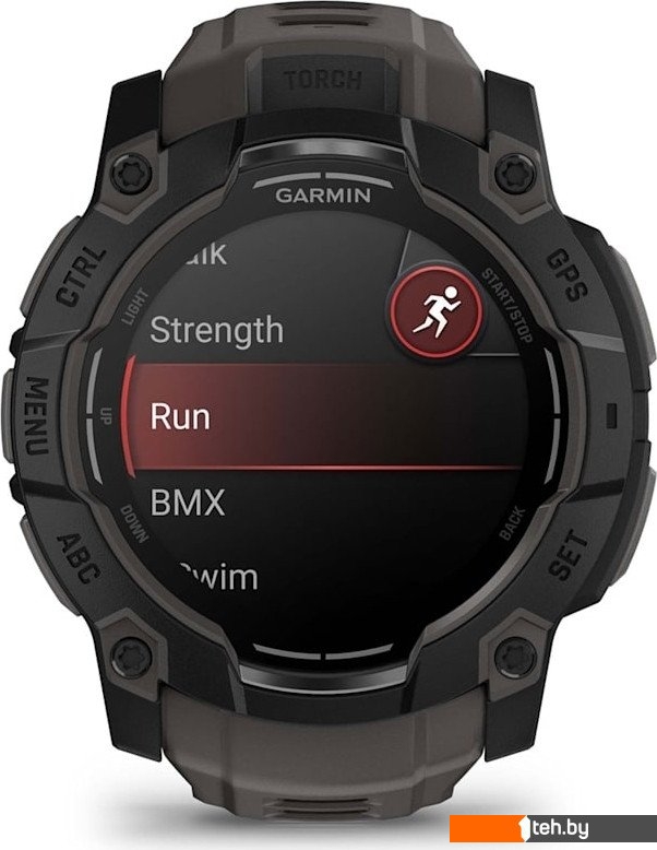 Умные часы и браслеты Garmin Instinct 3 50 мм (черный)