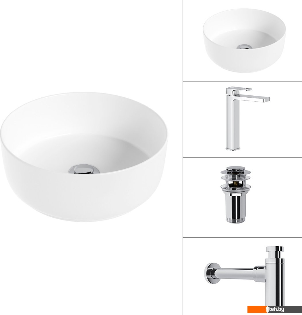  - Умывальники Lauter 21499-31+Cascade 21СК0655C+сифон 21635CH+дон.клапан 21190CH (хром) - 21499-31+Cascade 21СК0655C+сифон 21635CH+дон.клапан 21190CH (хром)