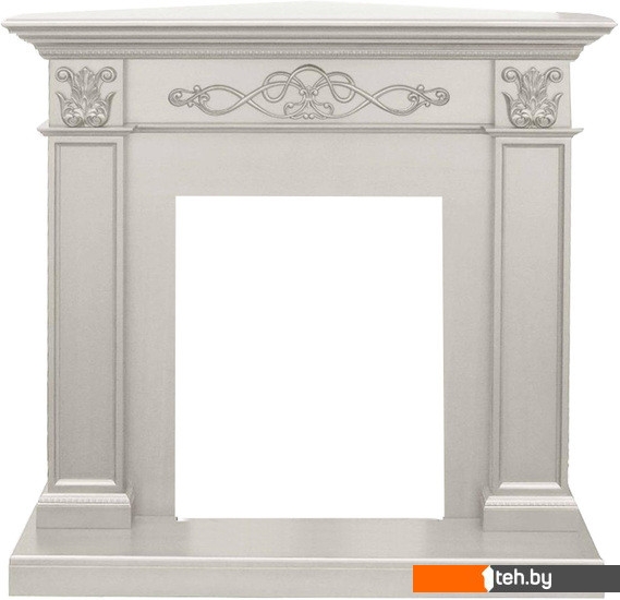 - Электрокамины и биокамины Smolcom Verona Corner STD (белый дуб) - Verona Corner STD (белый дуб)