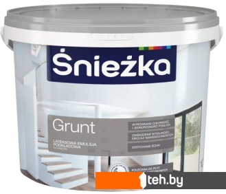  - Краски и эмали Sniezka Grunt 10 л (белый) - Grunt 10 л (белый)