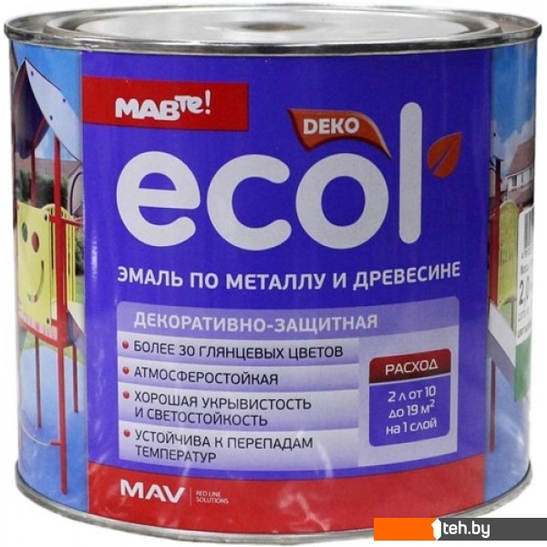  - Краски и эмали Ecol ПФ-115 10л (майская зелень) - ПФ-115 10л (майская зелень)