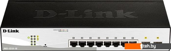  - Коммутаторы D-Link DGS-1210-10/F1A - DGS-1210-10/F1A