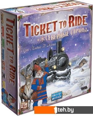  - Настольные игры Мир Хобби Ticket To Ride: Северные страны - Ticket To Ride: Северные страны