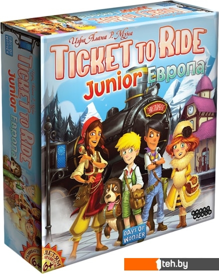  - Настольные игры Мир Хобби Ticket to Ride Junior. Европа - Ticket to Ride Junior. Европа