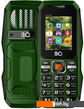  - Мобильные телефоны BQ BQ-1842 Tank mini (зеленый) - BQ-1842 Tank mini (зеленый)