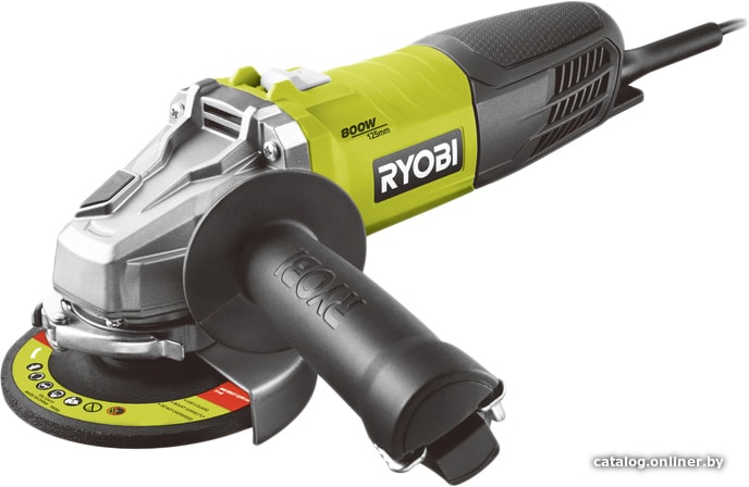  - Угловые шлифмашины (болгарки) RYOBI RAG800-125G - RAG800-125G