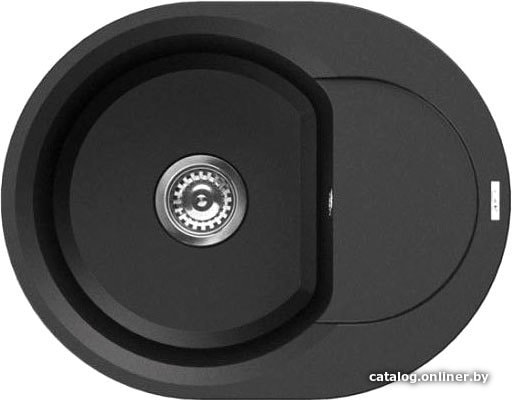  - Кухонные мойки Elleci Easy Round 600 Full Black 40 - Easy Round 600 Full Black 40