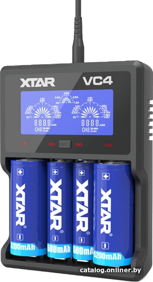  - Батарейки, аккумуляторы, зарядные XTAR VC4 - VC4