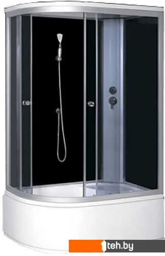  - Душевые кабины Coliseum Simple T-120 R (черный/тонированное стекло) - Simple T-120 R (черный/тонированное стекло)