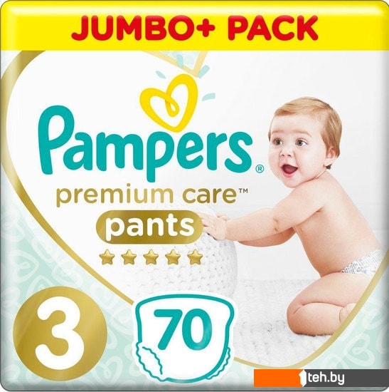  - Детские подгузники Pampers Premium Care Pants 3 Midi (70 шт) - Premium Care Pants 3 Midi (70 шт)