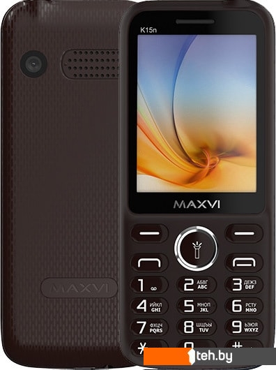  - Мобильные телефоны Maxvi K15n (коричневый) - K15n (коричневый)