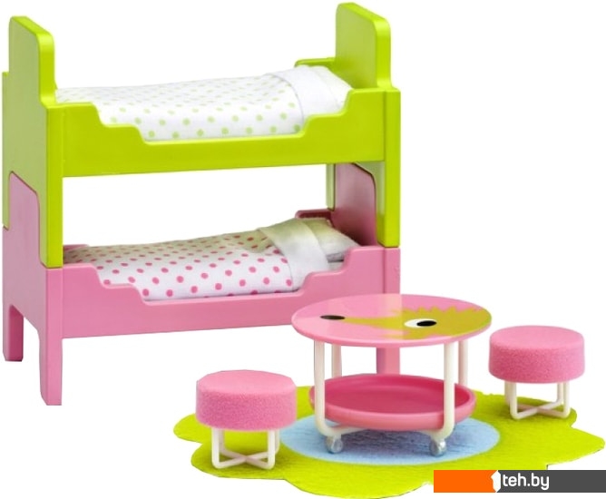  - Кукольные домики Lundby Детская с 2 кроватями 60209700 - Детская с 2 кроватями 60209700