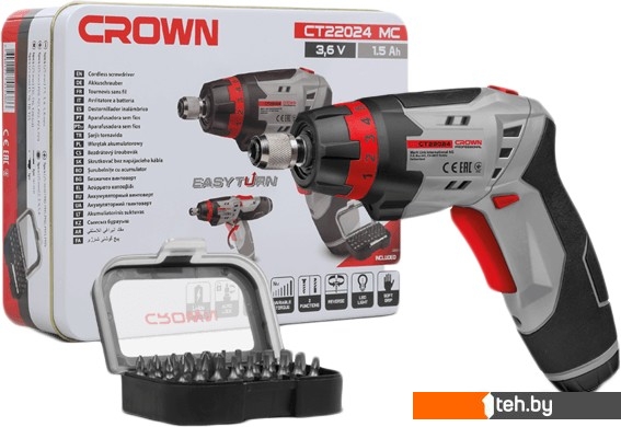  - Электроотвертки и шуруповерты CROWN CT22024 MC (с АКБ) - CT22024 MC (с АКБ)