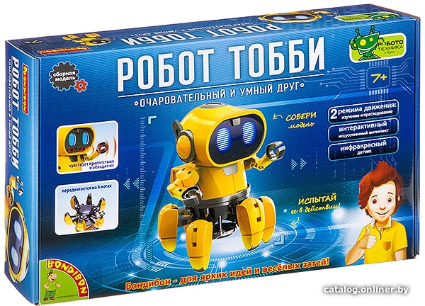  - Игры-опыты, эксперименты Bondibon Науки с Буки Робот Тобби ВВ3062 - Науки с Буки Робот Тобби ВВ3062