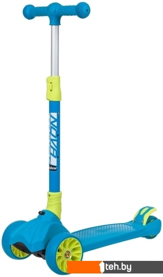  - Самокаты Novatrack Rainbow Pro Button 120PROB.RAINBOW.BL20 (голубой) - Rainbow Pro Button 120PROB.RAINBOW.BL20 (голубой)