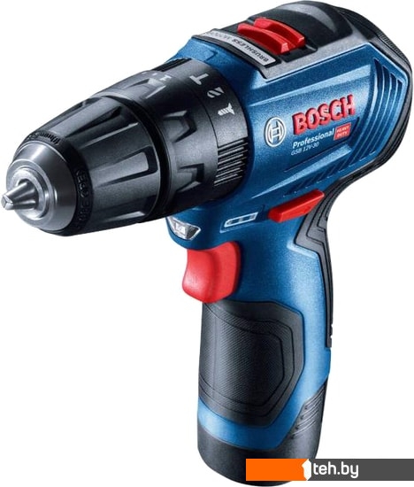  - Электродрели и дрели-шуруповерты Bosch GSB 12V-30 Professional 06019G9100 (с 2-мя АКБ, кейс) - GSB 12V-30 Professional 06019G9100 (с 2-мя АКБ, кейс)