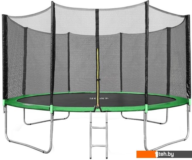  - Батуты Happy Jump 14ft Pro 435 см с внешней сеткой и лестницей - 14ft Pro 435 см с внешней сеткой и лестницей