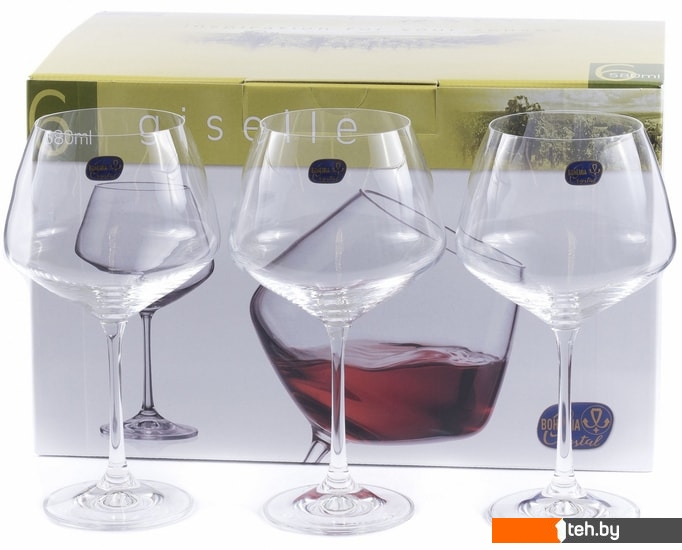  - Стаканы, бокалы, рюмки Bohemia Crystal Giselle 40753/580 - Giselle 40753/580