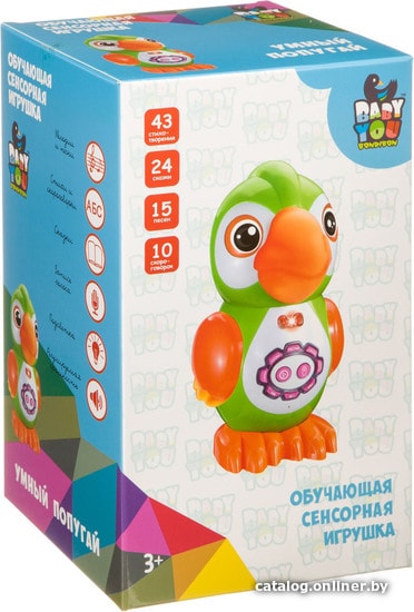  - Развивающие игрушки Bondibon Baby You Умный попугай ВВ4000 - Baby You Умный попугай ВВ4000