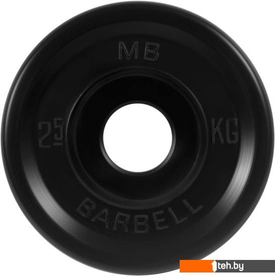 - Гантели, гири, штанги MB Barbell Евро-классик 51 мм (1x2.5 кг) - Евро-классик 51 мм (1x2.5 кг)