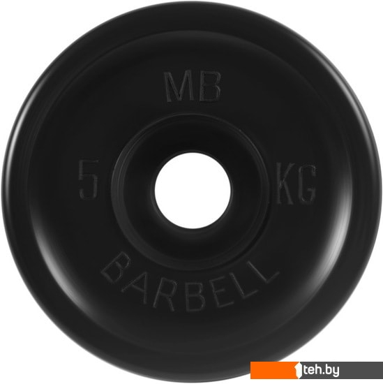  - Гантели, гири, штанги MB Barbell Евро-классик 51 мм (1x5 кг) - Евро-классик 51 мм (1x5 кг)