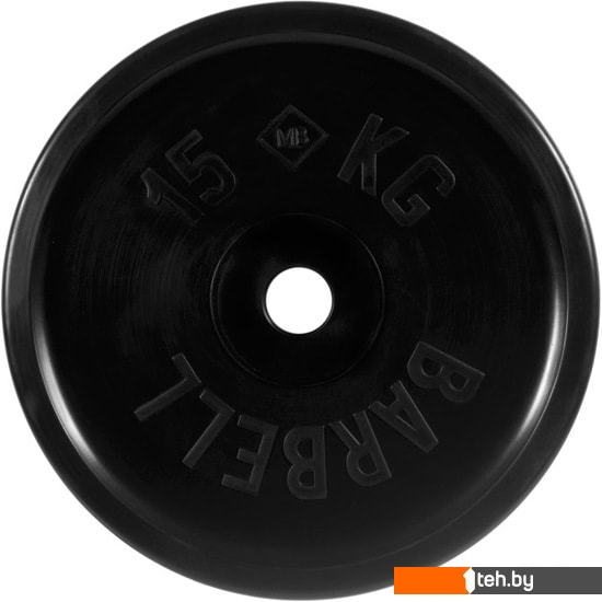  - Гантели, гири, штанги MB Barbell Евро-классик 51 мм (1x15 кг) - Евро-классик 51 мм (1x15 кг)