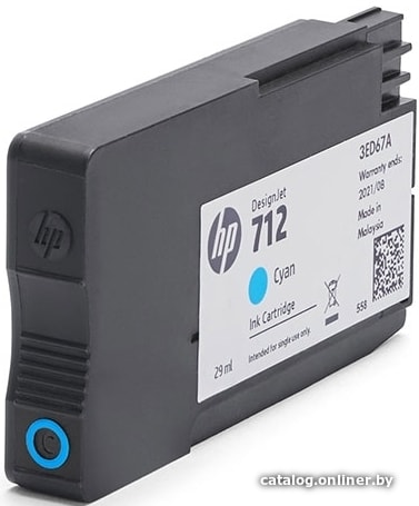  - Картриджи для принтеров и МФУ HP 712 3ED67A - 712 3ED67A
