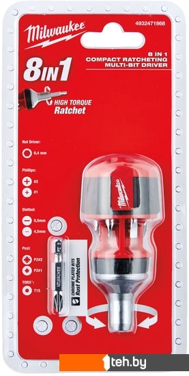  - Динамометрические ключи и отвертки Milwaukee 4932471868 - 4932471868