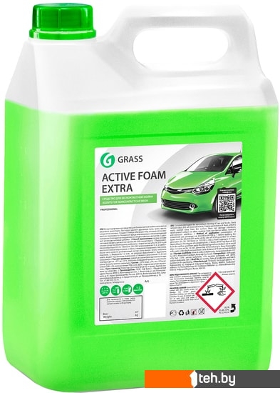  - Автохимия и автокосметика для кузова Grass Активная пена Active Foam Extra 6кг 700105 - Активная пена Active Foam Extra 6кг 700105