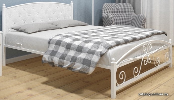  - Кровати ИП Князев Бали 180x200 (белый) - Бали 180x200 (белый)