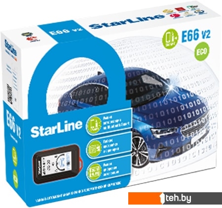  - Автосигнализации StarLine E66 v2 BT ECO 2CAN+4LIN - E66 v2 BT ECO 2CAN+4LIN