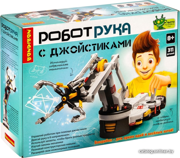  - Игры-опыты, эксперименты Bondibon Французские опыты. Гидравлическая Робот-рука ВВ4582 - Французские опыты. Гидравлическая Робот-рука ВВ4582