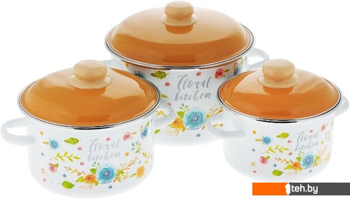  - Кастрюли Appetite Floral Kitchen 6KB191M - Floral Kitchen 6KB191M