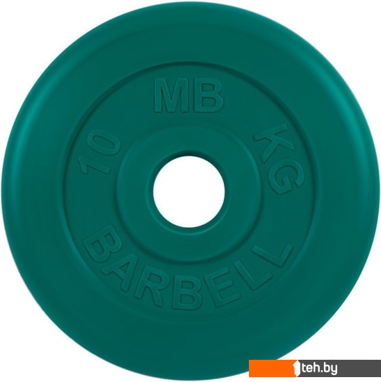  - Гантели, гири, штанги MB Barbell Стандарт 51 мм (1x10 кг, зеленый) - Стандарт 51 мм (1x10 кг, зеленый)